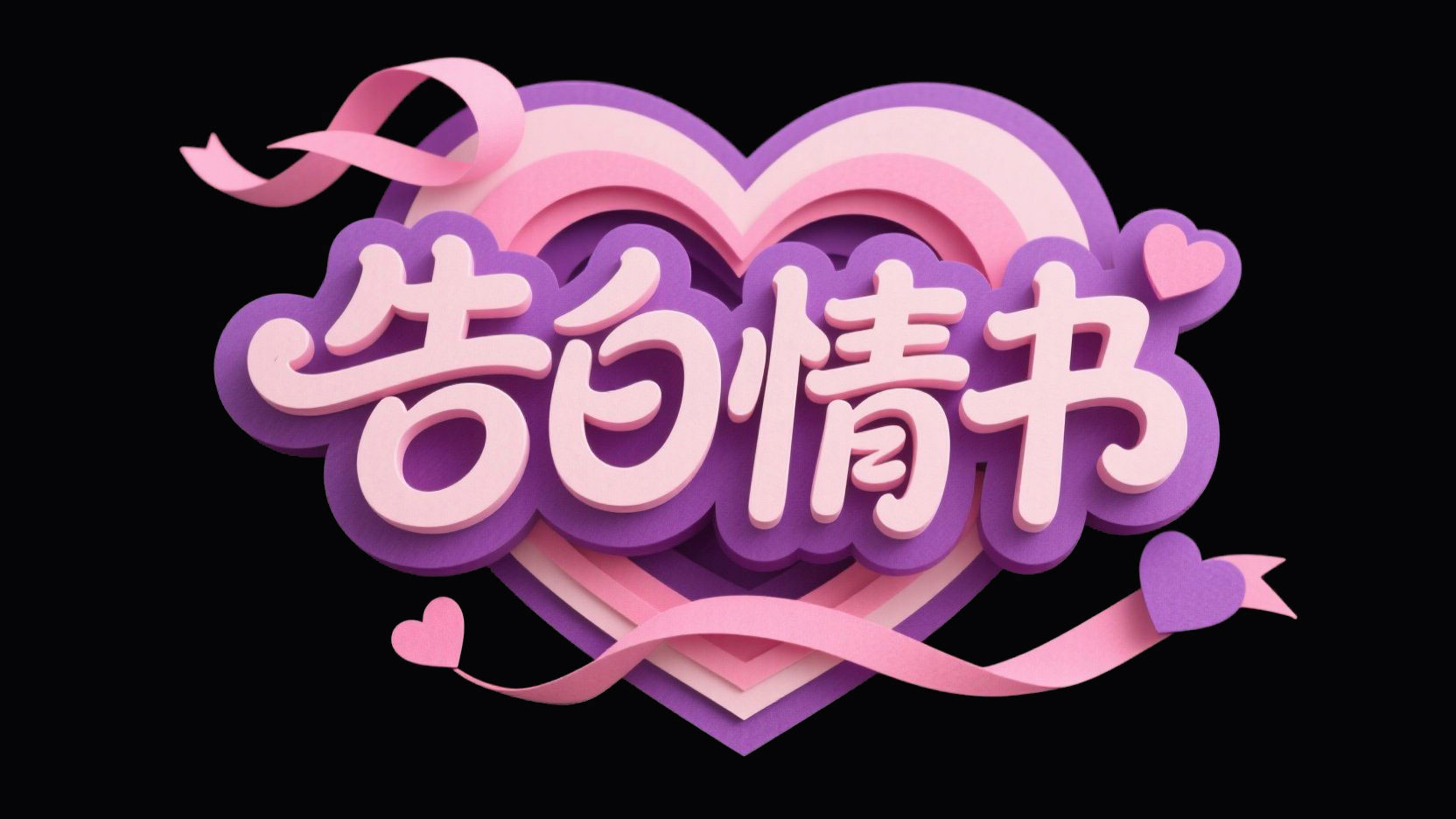创作一个立体多层剪纸风格标题，字体设...
